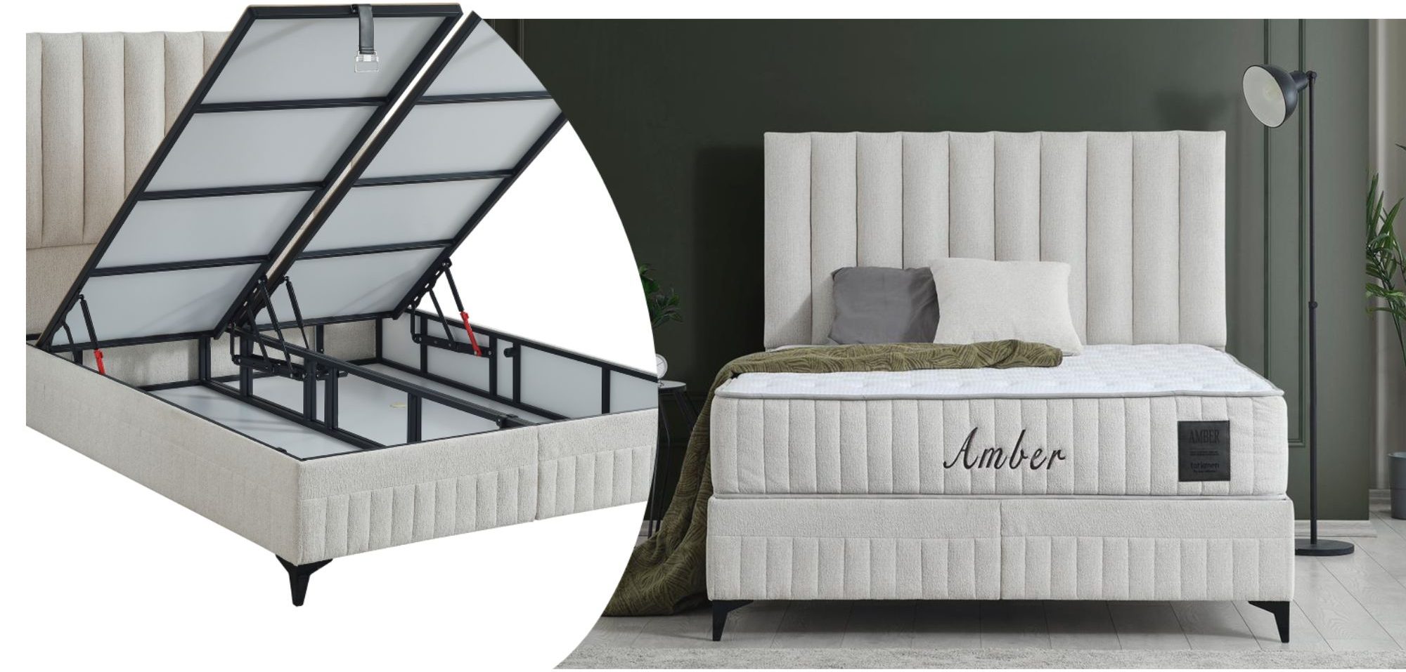 CAMA AMBER SET DE 2.00 X 2.00 - Imagen 2