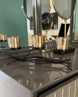 Candelabro de tres piezas