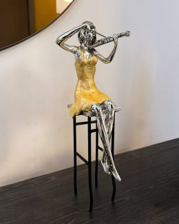 Escultura Violinista